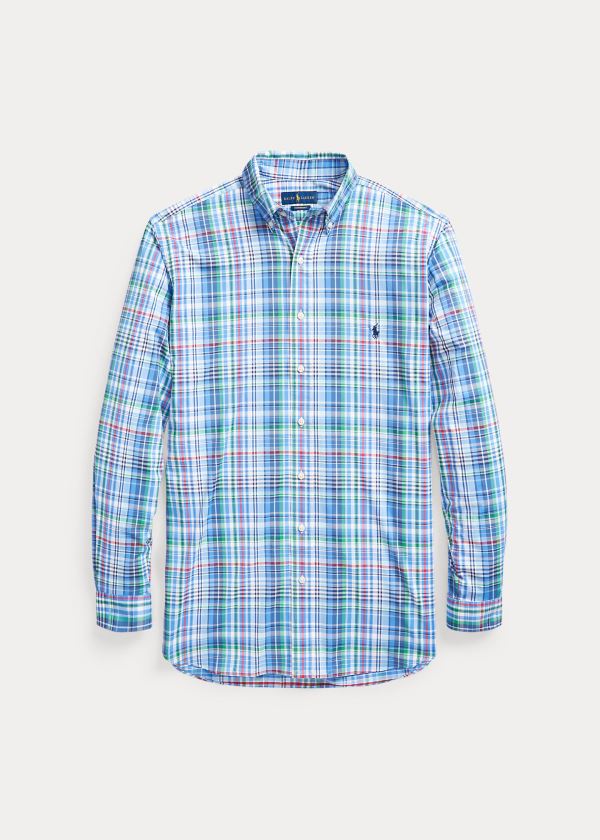 Polo Ralph Lauren Plaid Performance Twill Skjorter Herre Danmark (XIBOZ5326)